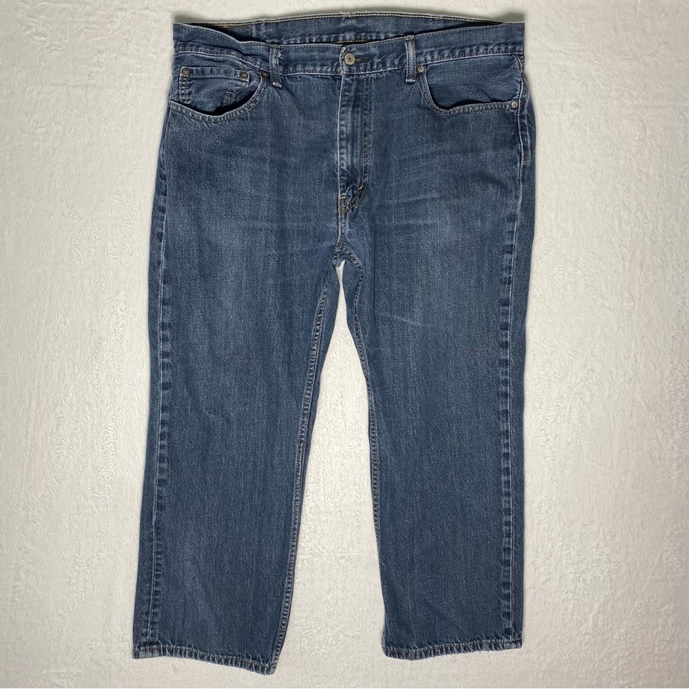 Levi’s Men Jeans 40x30 Relaxed Straight Leg Blue Denim Dad Core Gorpcore Casual